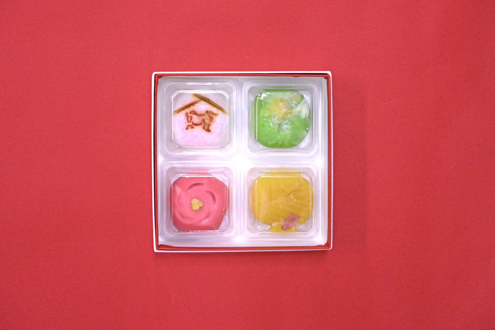 迎春　上生菓子4個入